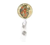 TWISAXC Porte-Badge rétractable avec Clip pour Badge nominatif Infirmier, | pour les infirmières affichant leur identité professionnelle. Porte-badge élégant pour infirmières et médecins.