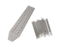 TWISAXC Taraudeur horloger, Jeu de 14 tarauds, Plateau à vis Compact pour bijoutiers, Applications 7-2 mm, kit d'outils de réparation de Montres, Mini Mini