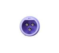 TWIST 073V Fiche mobile 32A 3P 24V AC violet IP44