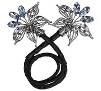 Twist Bun Maker - Fabricant de chignons à cheveux, pinces à en strass, épingle à cheveux torsadée à la mode, cravate à cheveux en forme de fleur pour cheveux épais