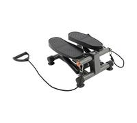 Twist Stepper Vélo d'appartement Stepper pour la maison jusqu'à 120 kg, entraînement complet du corps avec écran LCD et cordes d'entraînement, pédales antidérapantes, peu encombrant pour le fitness à