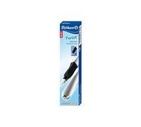 Twist stylo plume, argent/noir