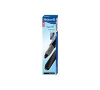 Pelikan 946962 twist-castell stylo roller pour droitier ou gaucher noir
