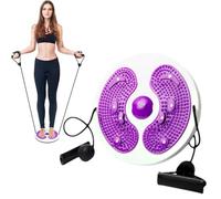 Twist Waist Disc Balance Board avec cordon de serrage, plateau tournant multifonction, équipement de fitness, bandes de résistance, semelle de pied, équipement de fitness à la maison, exercices