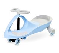 TwistCar Voiture sans pédales pour Enfant + 3 ans, entraînée par volant 360° Max 120 kg Roue Caoutchouc siège profilé (Bleu)