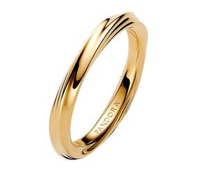 Twisted 14k Gold-Plated Ring