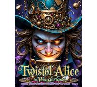 Twisted Alice in Wonderland: Twisted Horror Portraits Coloring Book for Adults VOL. 2: Dive down a dark rabbit hole with 40 hauntingly detailed ... creepy, artistic coloring journey for adults.