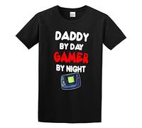 Twisted Envy Daddy by Day Gamer by Night O-Neck 100% Cotton Short Sleeve Unisex T-Shirt M