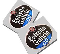 Twisted Melon Estrella Galicia Sponsor Lot de 2 Stickers Moto
