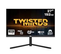 Twisted Minds Écran Gamer, Affichage Rapide 27 Pouces, Dalle IPS, résolution FHD 1920 x 1080, taux de rafraîchissement 192 Hz, Rapport d'aspect 16:9, Temps de réponse 0,5 ms - Noir (TM27FHD192IPS)