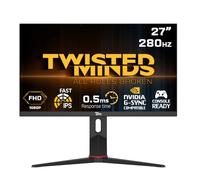 Twisted Minds Écran Gamer, Affichage Rapide 27 Pouces, Dalle IPS, résolution FHD 1920 x 1080, taux de rafraîchissement 280 Hz, Rapport d'aspect 16:9, Temps de réponse 0,5 ms - Noir (TM27FHD280IPS)