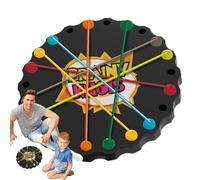Twisted Rope Jeu de puzzle - ABS - 23 x 23 cm - Jouet interactif stratégique à résoudre les nœuds - Brainy Knots 10 cordes - Jeu de stratégie - Brain Teaser Puzzlê pour la perception spatiale