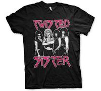 Twisted Sister Band Profile Tee T-Shirt Mens Black L