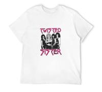 Twisted Sister Band Profile Tee T-Shirt Mens Unisex White XXL