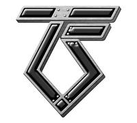Twisted Sister Logo Indifférent Pin's couleur argent Alliage Zinc