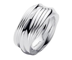 Twisted Sterling Silver Ring Set