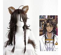 Twisted-Wonderland Floyd Jade Idia Shroud Epel Felmier Lilia Vanrouge Ace Trappola Riddle Rosehearts Cater Diamond Cosplay Perruques CHINE perruque avec oreilles
