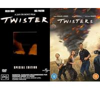 Twister 1-2 DVD Collection - Twister (1996) DVD / Twister (2024) DVD - Twister 2 Movie Collection Set DVD