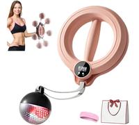 Twister Arm Trainer 2027, cerceaux de force à manivelle à 360°, anneau d'exercice des avant-bras, équipement de fitness pour la salle de sport à domicile (rose, modèle lumière féérique - B)