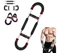 Twister Arm Trainer,Chest Workout Equipment,Portable Chest Exerciser for Men, Adjustable Muscular Strength Enhancer,Portable Spring Resistance for Home Workout Equipment-A