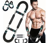 Twister Arm Trainer pour homme Extenseur de poitrine réglable 18-45,4 kg Équipement de fitness pour entraînement musculaire des épaules Machine d'entraînement de force du haut du corps Résistance à
