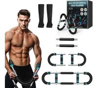 Twister Armtrainer, Twister Bras Formateur avec Protège Poignets, Appareil d'entraînement Réglable de la Poitrine, Renforceur Musculaire Portable, Appareil Musculation pour Maison, Bureau & Voyage