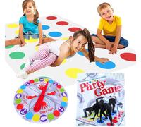 Twister Géant - Twister Jeux Pour Les Enfants De 6 Ans Et Plus - Jeux De Société Enfant Pour 2 Joueurs Et Plus - Jeu Amusant Interactif Pour La Famille