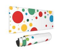 Twister Grand tapis de souris de jeu imperméable et antidérapant pour la maison, le bureau, l'ordinateur, le clavier pour le travail à domicile - 80 x 30 cm