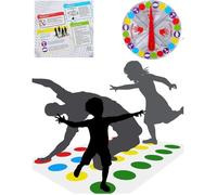 Twister Jeu, Jeu de Societe d'Adresse Rigolo, Twister Balance Floor Jeu Pad, Jeux de Jardin, pour Permettre Aux Familles et Aux Amis