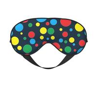 Twister Masque de sommeil confortable et réglable Motif à pois