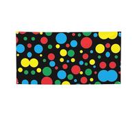Twister Polka Dots Bannière en vinyle personnalisable pour décoration de fête intérieure et extérieure