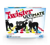 Twister Ultimate : Tapis Plus Grand, Plus de Taches colorées, Jeu de fête pour Enfants à partir de 6 Ans ; Compatible avec Alexa (Amazon Exclusif)