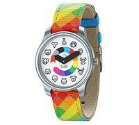 Twistiti Première Montre Pédagogique Enfant, Cadran Symboles Animaux, Apprentissage du Temps dès 3 Ans, Etanche 50M, Photoluminescent, Bracelets Interchangeables