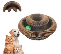 Twistou Griffoir Chat, Cat Scratching Board Magique Pliable, Grattoir Chat Carton Résistant Aux Rayures Et Durable,Pliable, Plusieurs Changements De Forme (1 Set)