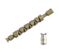 Twists Shaft and Half Moon Pin for Shimano SLX BFS XG, Water Droplet Wheel Fishing Reel Replacement Parts Compatible with SLX, BFS, XG Models