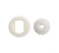 Twists Shaft Gear and Spindle Gear Set for GW Small Yellow Wheel Fishing Reel Accessories for Smooth Operation of Baitcasting Reel (Twists + Main Gear)