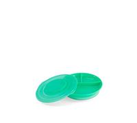 Twistshake Assiette Divisée - Vaisselle pour Bébé avec Couvercle Hermétique - Plateau de Sevrage Sans BPA - Accessoire d’Alimentation en 3 Compartiments - Essentiel Nouveau-Né - Vert