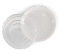 Parapharmacie > Bébé & Maman > Accessoires bébé Twistshake Assiette Classique & Couvercle 6 Mois et +Blanc
