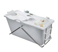 Twistshake Baignoire, Bain Froid, Piscine de Baignoire Pliante Portable Grande, Antidérapante Forte Capacité de Charge ( Color : White )