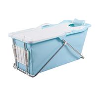Twistshake Baignoire, Bain Froid, Piscine de Baignoire Pliante Portable Grande, Antidérapante Forte Capacité de Charge ( Color : Blue )