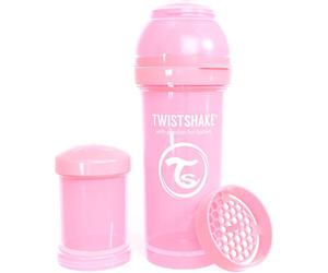 Twistshake Biberón Anticólico Rosa +2m 260ml