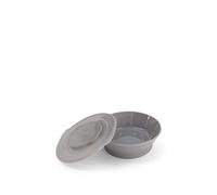 Twistshake Bol pour Bébé avec Couvercle Hermétique - Bol de Sevrage Sans BPA - Assiette d’Alimentation pour Bébés dès 6 Mois - Vaisselle de Formation pour Enfants - Gris