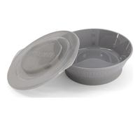 TwistShake Bowl avec Couvercle +6m Gris Pastel 1 Unité