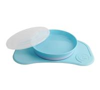 Twistshake Click-mat Mini + Plate tapis de table avec assiette Pastel Blue 2 pcs