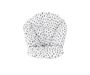 Twistshake Coussin en Coton Certifié Oeko-Tex avec Fermeture Velcro pour Chaise Haute - Coussin Super Doux pour Chaise Bébé - Facile à Installer - Convient de 6 Mois à 15 kg - Blanc