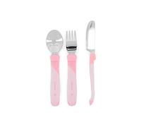 Set de couverts Twistshake 12 Mois Rose
