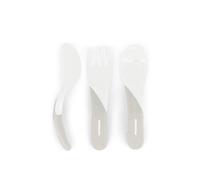 Twistshake Learning Cutlery +6 Months White Set
