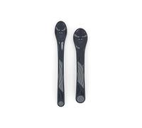 Twistshake Cuillères d’Alimentation Bébé 4m+ - Set Sevrage Sans BPA - Ustensiles d’Apprentissage Enfant - Accessoire Repas Ergonomique, Paquet de 2 - Noir