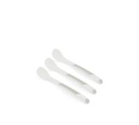 Twistshake Cuillères d'alimentation petite cuillère ergonomiques Sans BPA Paquet de 3 Blanc