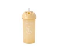 Twistshake Gobelet avec paille sans déversement, 360 ml, gobelets d'entraînement anti-fuite pour tout-petits et bébés, bouteilles d'eau potable, gobelet d'entraînement, 6 mois et plus, beige caramel